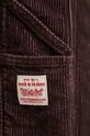 Levi's spodnie bawełniane brązowy 55849