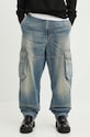 Diesel jeansy D-FISH-CARGO niebieski A12833.09J83