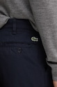 Lacoste spodnie bawełniane granatowy HH7202