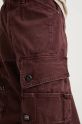 G-Star Raw pantaloni de bumbac burgundia D25359.D491