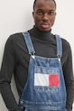 Tommy Jeans salopete din denim albastru DM0DM20440