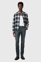 AllSaints jeansy SID niebieski M023EB