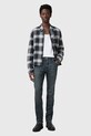 AllSaints jeansy SID granatowy M023EB