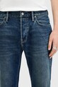 Odzież AllSaints jeansy bawełniane REID M025EB niebieski