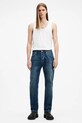 AllSaints jeansy bawełniane REID granatowy M025EB
