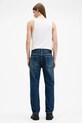 AllSaints jeansy bawełniane REID M025EB granatowy