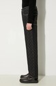 Odzież Marine Serre jeansy Moon Laser Denim Straight Jeans MPA066A.RDEN0001 czarny