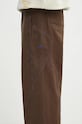 Памучни дънки A-COLD-WALL* Format Pant кафяв ACWMB306A
