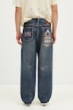 Ρούχα Τζιν παντελόνι Evisu Evisu & Slot Emb 2EAHTM4JE8010 σκούρο μπλε