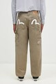 Clothing Evisu jeans Seagull Emb & Evisu Print 2EAHTM4PT8035 beige