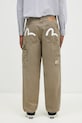 Clothing Evisu jeans Seagull Emb & Evisu Print 2EAHTM4PT8035 beige