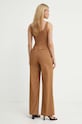 A.L.C. kombinezon lniany Isabel 4JUMP00173 brązowy AW24