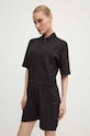 G-Star salopetă din bumbac negru D24577.D275