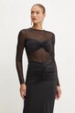 Šaty Simona Corsellini A24CEAB060 čierna AW24
