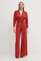 Îmbrăcăminte DIANE VON FURSTENBERG salopeta DVFPJ3S004 rosu