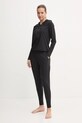 Jógový overal Casall Weekend pletenina černá 20602