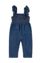 Levi's tuta neonato RUFFLE STRAP JUMPSUIT 1EK963 verde AW24