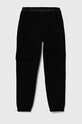 Calvin Klein Jeans spodnie dresowe dziecięce TERRY CARGO IB0IB02121.9BYH czarny AW24