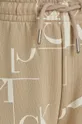 béžová Detské bavlnené tepláky Calvin Klein Jeans TERRY JOGGER
