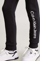 Calvin Klein Jeans spodnie dresowe bawełniane dziecięce REGULAR JOGGER czarny IU0IU00604.9BYH