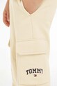 Детские хлопковые штаны Tommy Hilfiger VARSITY EMBR CARGO KB0KB09120.9BYH.128.176 бежевый
