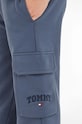 Tommy Hilfiger spodnie dresowe bawełniane dziecięce VARSITY EMBR CARGO KB0KB09120.9BYH.128.176 granatowy