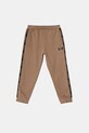 Дитячі спортивні штани EA7 Emporio Armani трикотаж бежевий 6DBP58.BJEXZ
