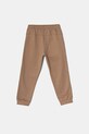 EA7 Emporio Armani spodnie dresowe dziecięce 6DBP58.BJEXZ beżowy AW24