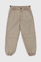 Детски памучен панталон Guess L4YB01.WGBT0.9BYH бежов AW24