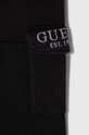 Băieți Guess pantaloni de trening din bumbac pentru copii L4YQ16.KAX74.9BYH negru