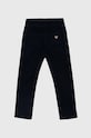 Guess pantaloni copii N3BB03.WFPMA.9BYH bleumarin AW24