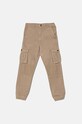 Дитячі бавовняні штани Guess бавовна бежевий N4YB04.WE1L0.9BYH