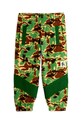 Детские спортивные штаны Mini Rodini 2471010575 зелёный AW24