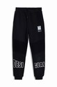 Детские хлопковые штаны Desigual 24WBPK03 чёрный AW24