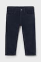 Mayoral pantaloni de bumbac pentru copii sztruks slim fit basi bumbac bleumarin 502.3A.Baby.9BYH