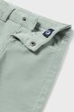 Mayoral pantaloni de bumbac pentru copii sztruks slim fit basi 502.3A.Baby.9BYH turcoaz AW24