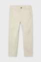 Mayoral spodnie bawełniane dziecięce bawełna beżowy 513.5B.Mini.9BYH