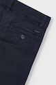 Mayoral pantaloni de bumbac pentru copii 513.5B.Mini.9BYH bleumarin AW24
