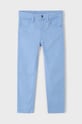 Mayoral spodnie dziecięce slim fit basic z elastanem niebieski 517.5B.Mini.9BYH
