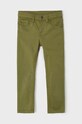 Mayoral pantaloni copii slim fit basic panza verde 517.5B.Mini.9BYH