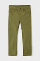 Mayoral pantaloni copii slim fit basic panza verde 517.5B.Mini.9BYH