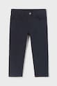 Mayoral pantaloni de bumbac pentru copii slim fit basic bumbac bleumarin 563.3F.Baby.9BYH