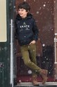 Детские брюки Mayoral slim fit basic с эластаном зелёный 582.7C.Junior.9BYH
