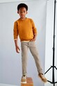 Mayoral pantaloni copii slim fit basic panza verde 582.7C.Junior.9BYH