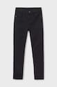Dětské kalhoty Mayoral slim fit basic 582.7C.Junior.9BYH černá AW24