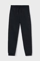 Mayoral pantaloni de trening pentru copii tricotaj negru 705.7A.Junior.9BYH