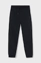 Детские спортивные штаны Mayoral трикотаж чёрный 705.7A.Junior.9BYH