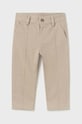 Dětské kalhoty Mayoral látka béžová 2531.3A.Baby.9BYH