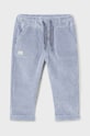 Dětské kalhoty Mayoral pletenina modrá 2542.3F.Baby.9BYH
