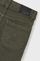 Детские хлопковые брюки Mayoral relaxed fit 4541.5G.Mini.9BYH зелёный AW24